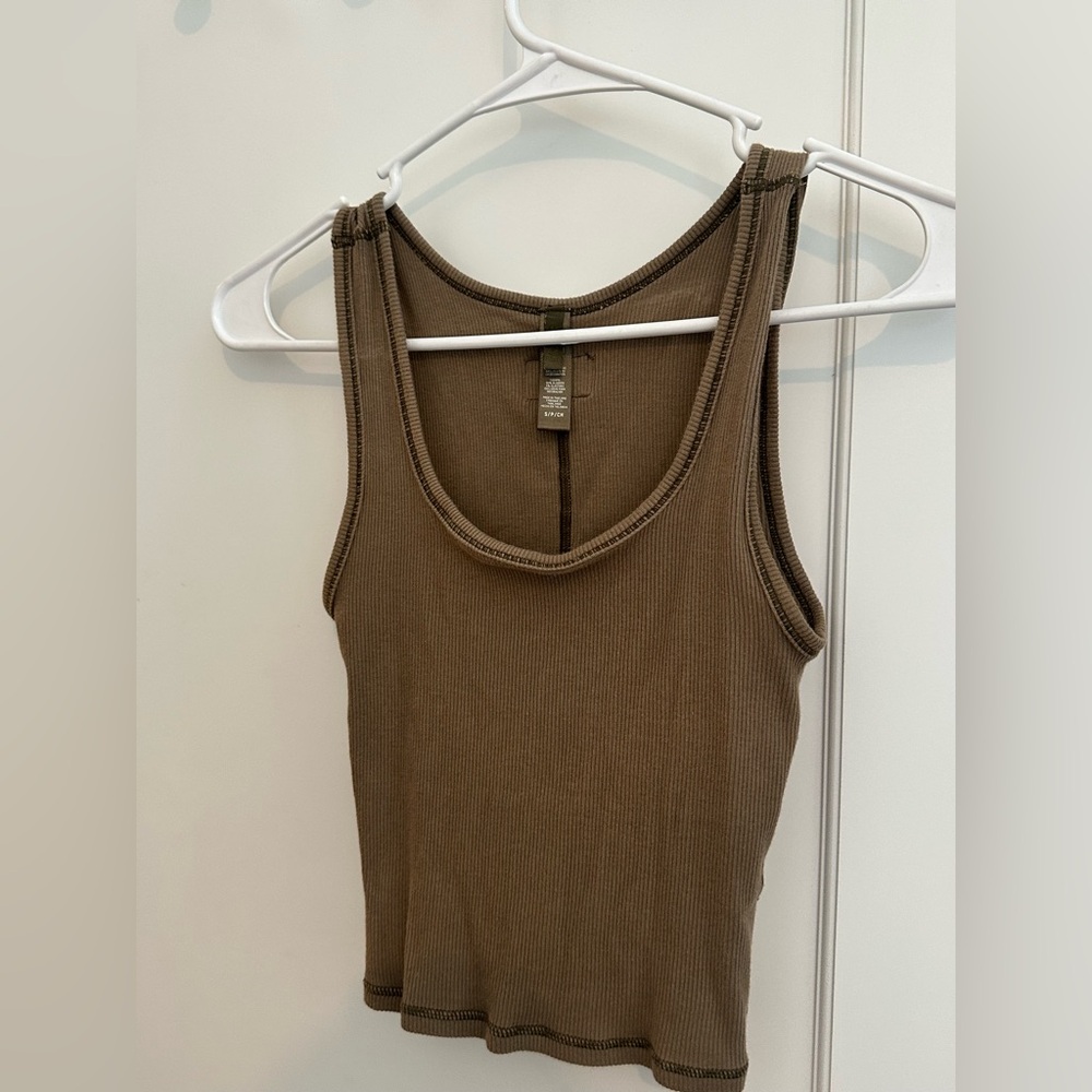 Skims Ribbed Tank Top